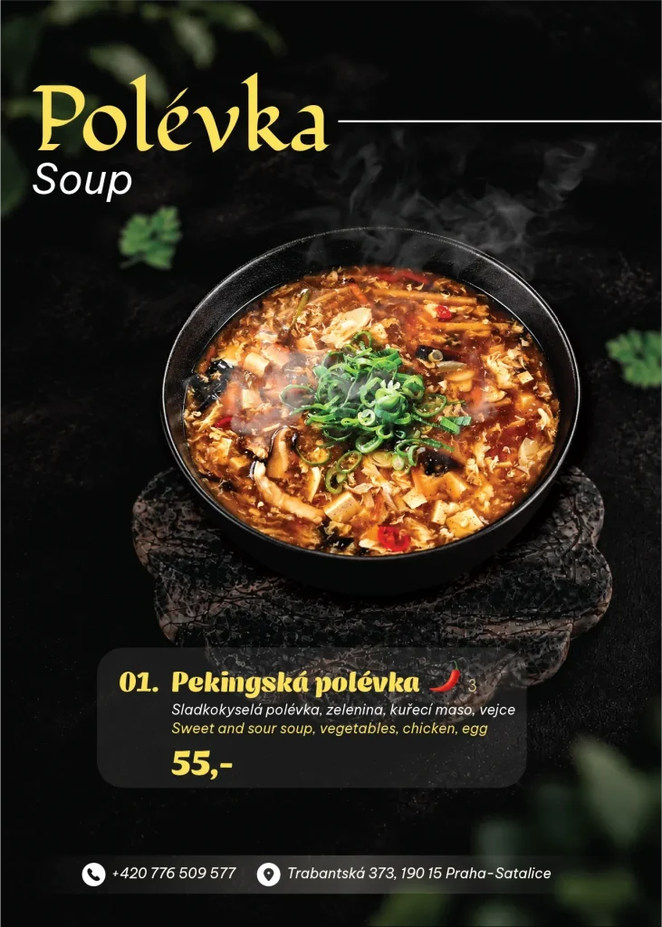 Jídelní lístek – Polévka