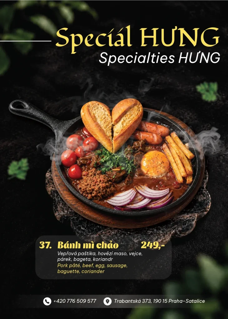 Jídelní lístek – Speciál HƯNG